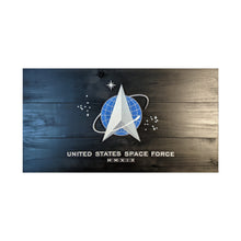 Load image into Gallery viewer, Space Force Wooden Flag

