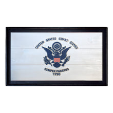 Load image into Gallery viewer, Coast Guard Wooden Flag
