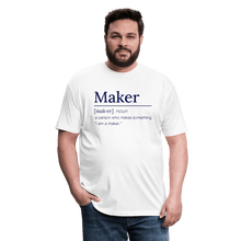 Load image into Gallery viewer, The Maker Tee - white
