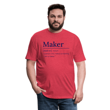 Load image into Gallery viewer, The Maker Tee - heather red
