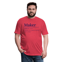 Load image into Gallery viewer, The Maker Tee - heather red