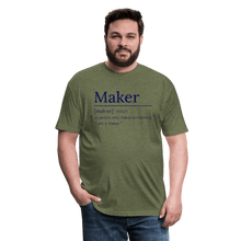 Load image into Gallery viewer, The Maker Tee - heather military green
