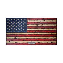 Load image into Gallery viewer, Custom Logo Hand Carved Wooden American Flag
