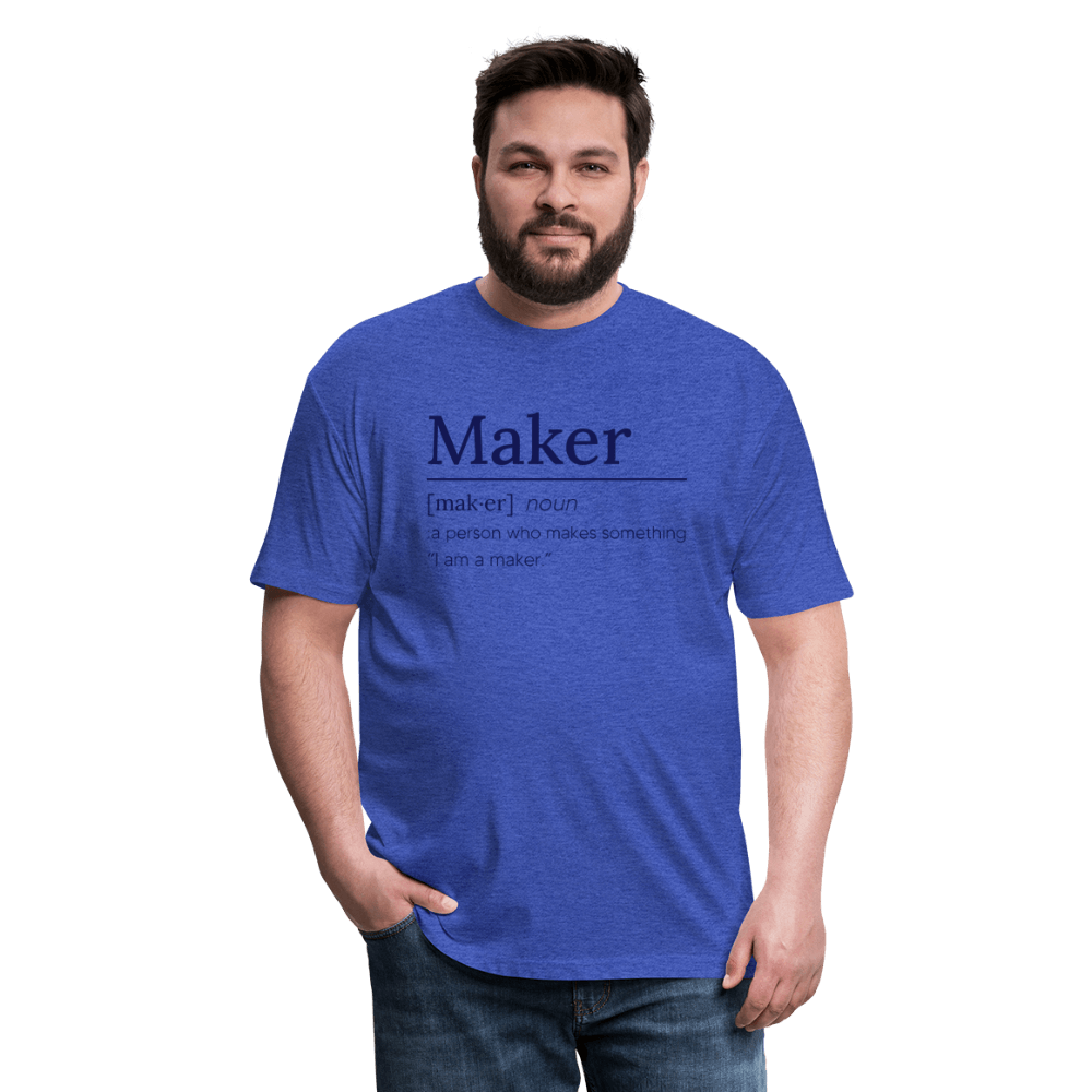 The Maker Tee - heather royal